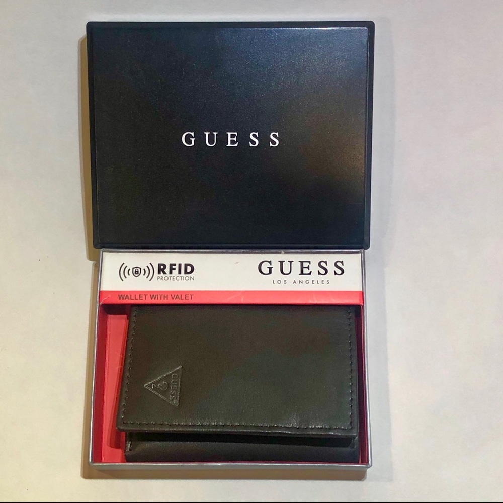 GUESS RFID Wallet Brown